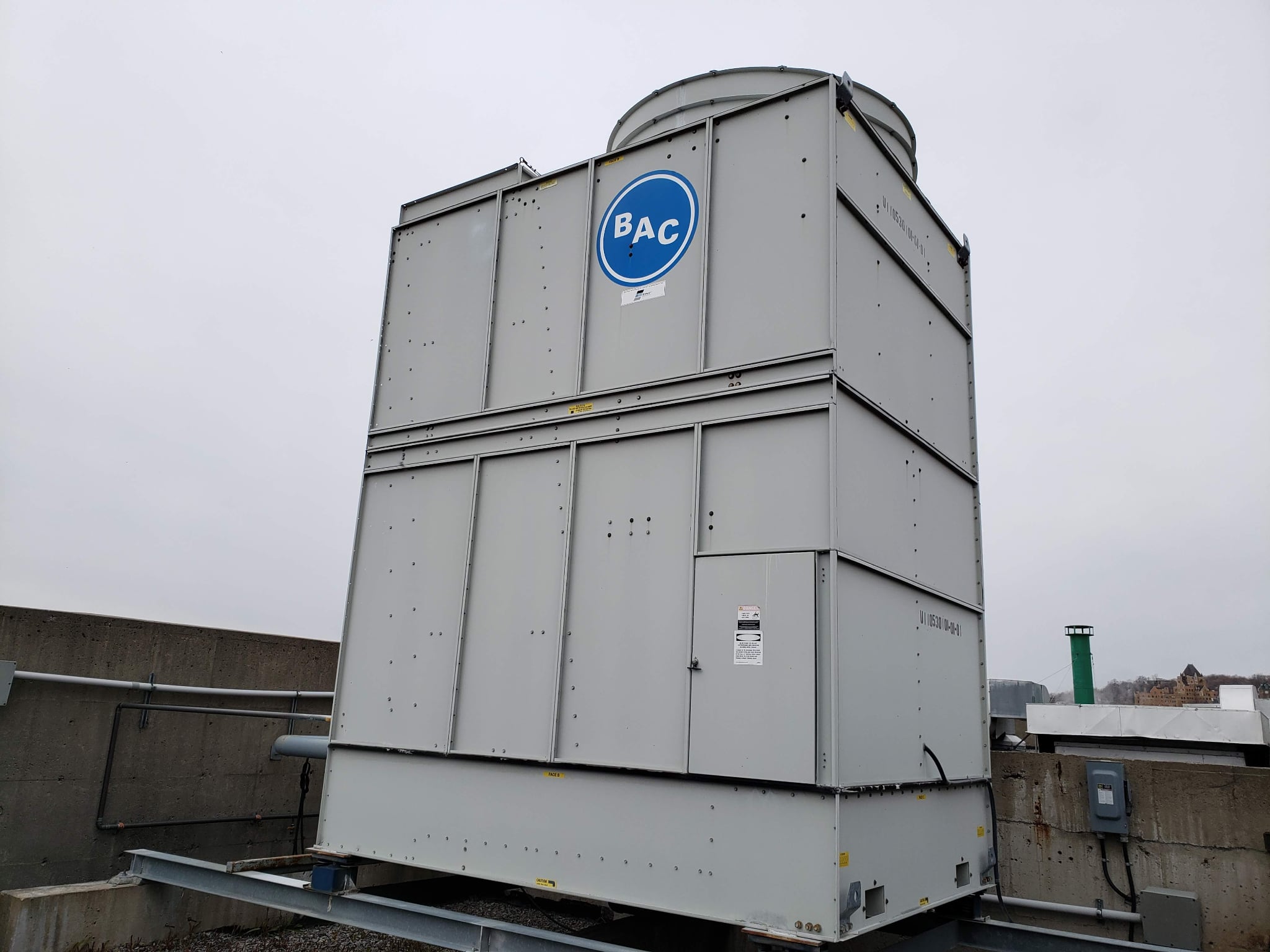 Détail d’une installation de refroidissement